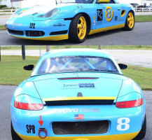 Race car (Blue & Yellow)