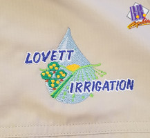 Lovett Irrigation Embroidery
