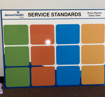 AdventHealth Service Standards Sign