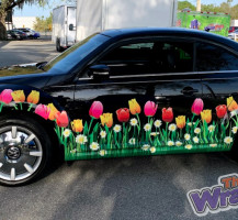 VW Bug Flower Wrap