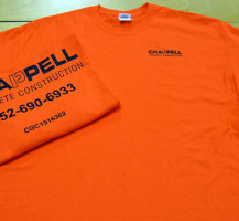 Chappell Construction Tees