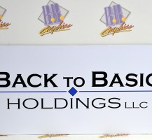 Back to Basics Holdings LLC. Vinyl Sign