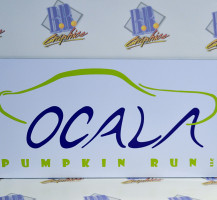 Ocala Pumpkin Run Vinyl Sign