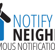 Notify Your Neighbor Logo Design