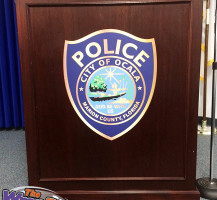Ocala Police Dept. Podium Graphic