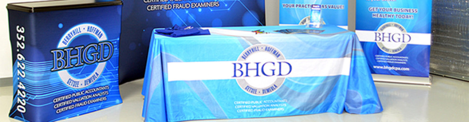BHGD Trade show Displays & Promotional Items