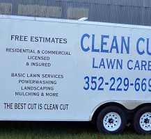 Clean Cut Lawn Care Trailer