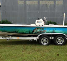 Redfisher Boat Wrap