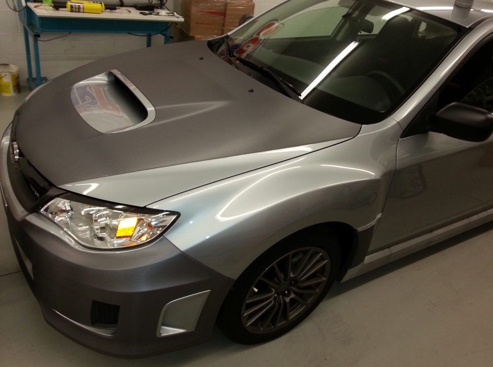 Silver Carbon Fiber BB Graphics & The Wrap Pros