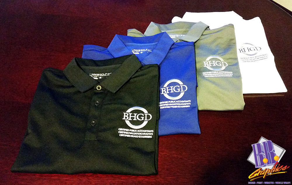 BHGD Polos | BB Graphics & The Wrap Pros