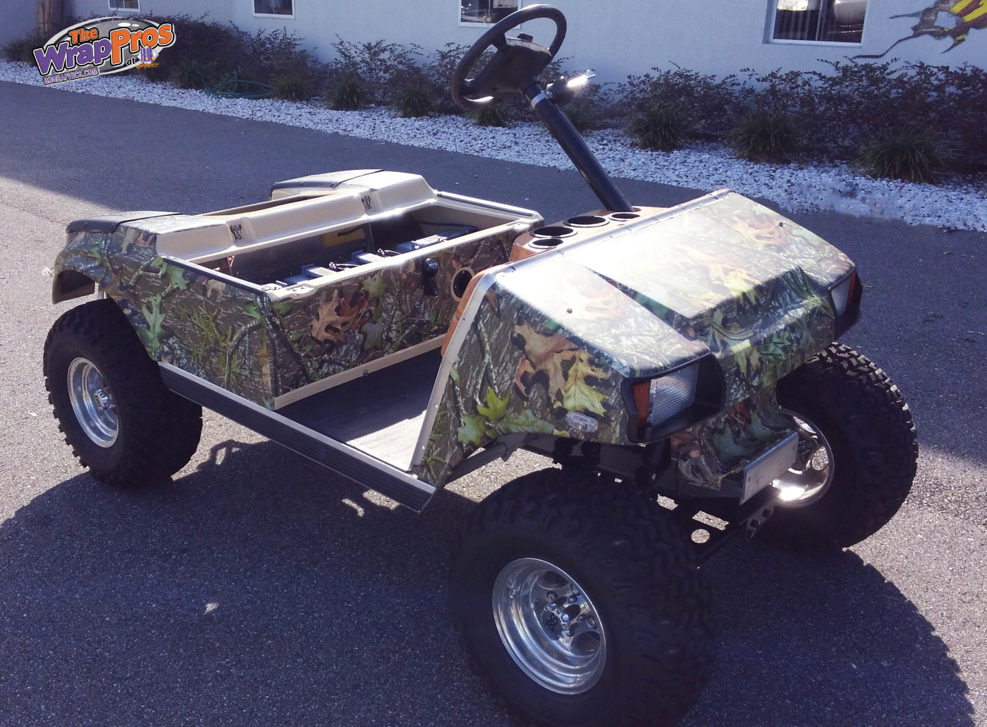 Camo Golf Cart BB Graphics & The Wrap Pros