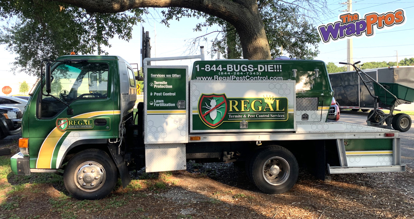 Regal Pest Control Truck BB Graphics & The Wrap Pros