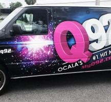 Q92 Radio Station Van