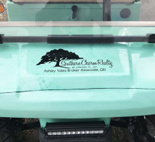 Southern Charm Realty Golf Cart Front
