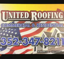 United Roofing Sign
