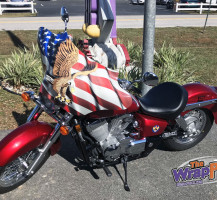 American Eagle & Flag Motorcycle