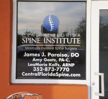 Central Florida Spine Institute Sign