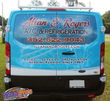 Allan Rogers AC Service Van Back