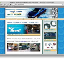 Mega Sound Glass Masters Website