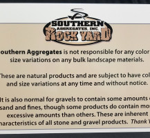Southern Aggregates Sign