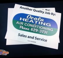 Ocala Heating and Air  Yard Signs