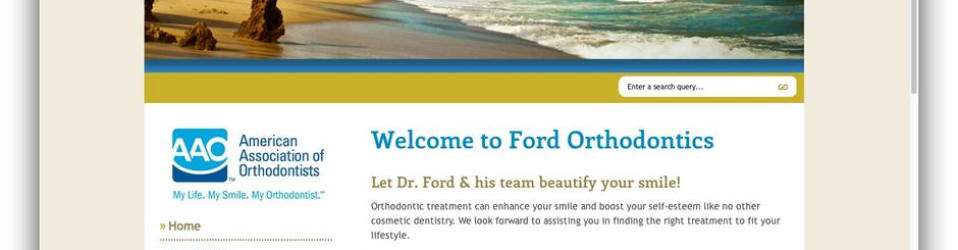 Ford Orthodontics Website Redesign