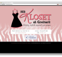 Her Kloset Website Design