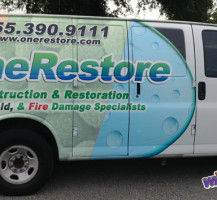 one restore van wrap