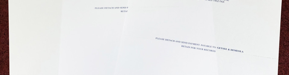 Getsee & DeMeola Invoices