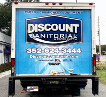 Discount Janitorial Box Truck – Rear