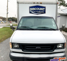 Discount Janitorial Box Truck – Front