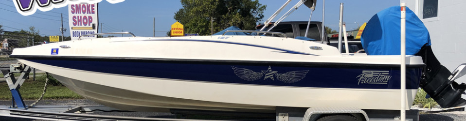 Freedom Boat  Wrap