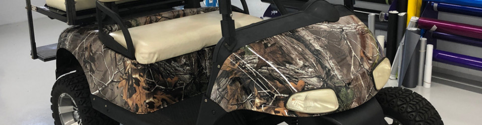 Realtree Camo Golf Cart