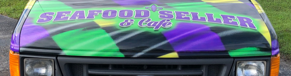 Seafood Seller Van – Front