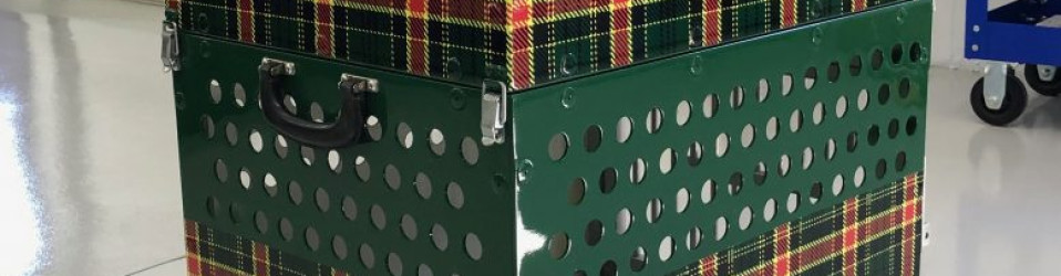 Rolling Double Dog Carrier – Back