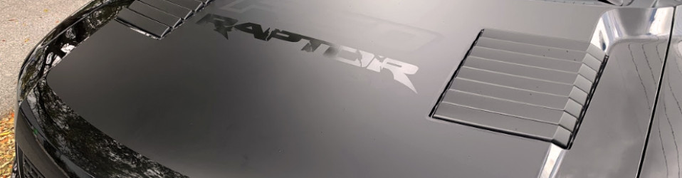 Satin Black Raptor Decals