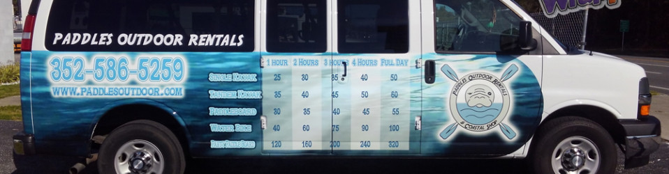 Paddles Outdoor Van – Side