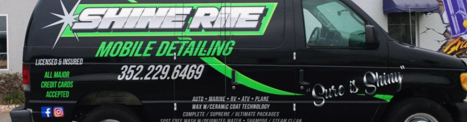 Shine Rite Mobile Detailing Van – Side