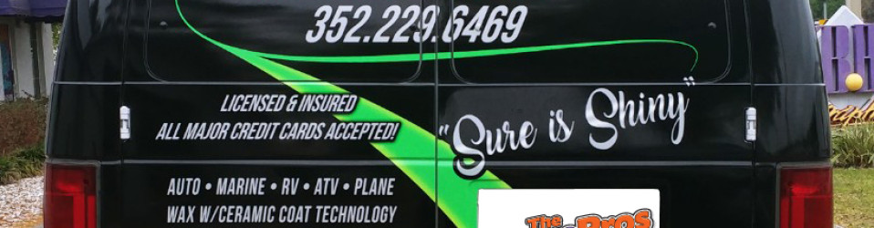Shine Rite Mobile Detailing Van – Rear