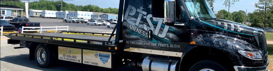 C & M Towing PTSD Awareness Tow Truck