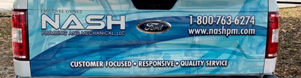 NASH Plumbing Pick Up Truck – Tailgate