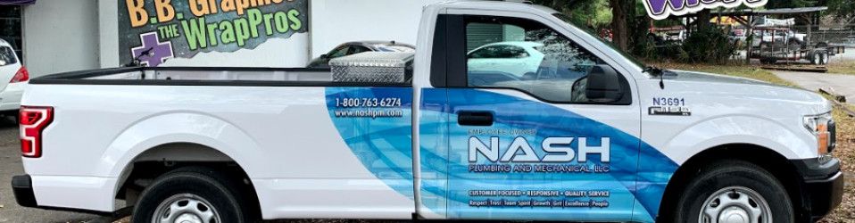 NASH Plumbing Pick Up Truck – Side