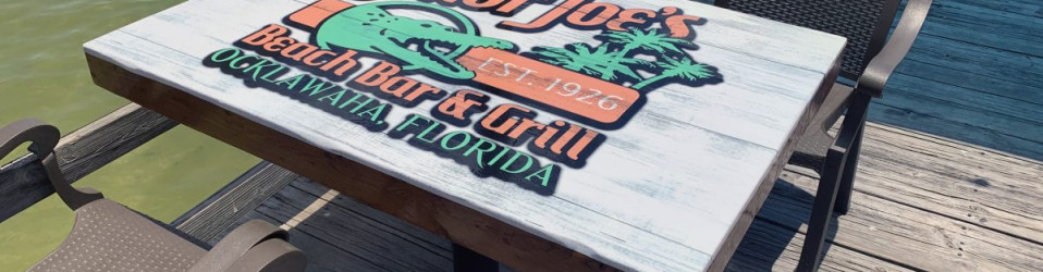 Gator Joes Outside Patio Tables