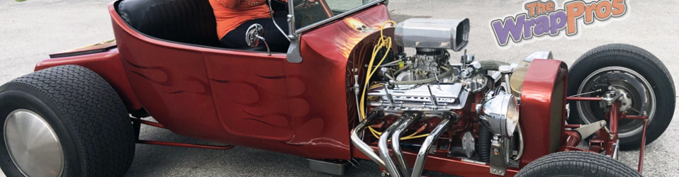 Skull and Flame Hot Rod