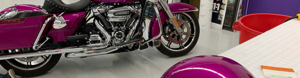 Motorcycle & Helmet Color Change