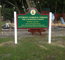 PFGC Park Sign