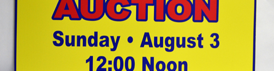 Stampler Auctions Sign