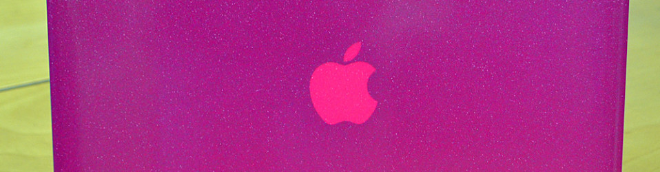 Glitter Pink Macbook Wrap