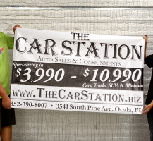 The Car Station Banner