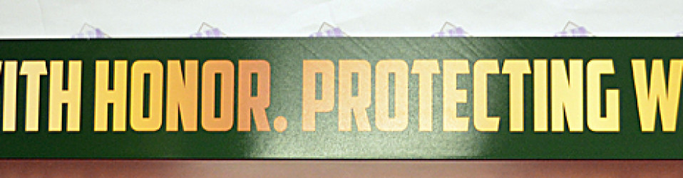 MCSO Mobile Jail Cell PVC Sign